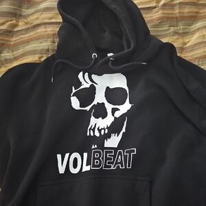 Volbeat Black Hoodie with Skull Design